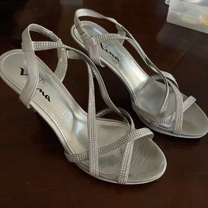 Touch of Nina silver heels